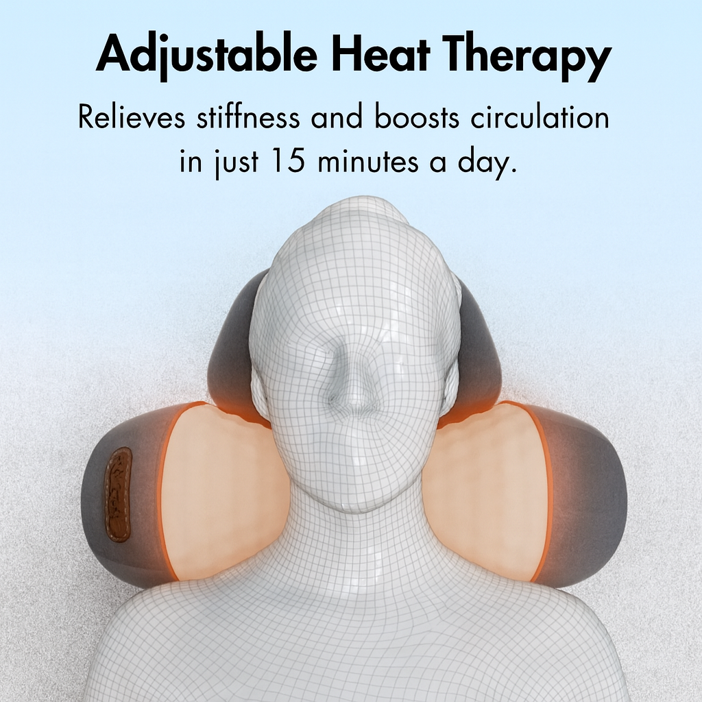 Aydomy 3 In 1 Neck Massage Pillow