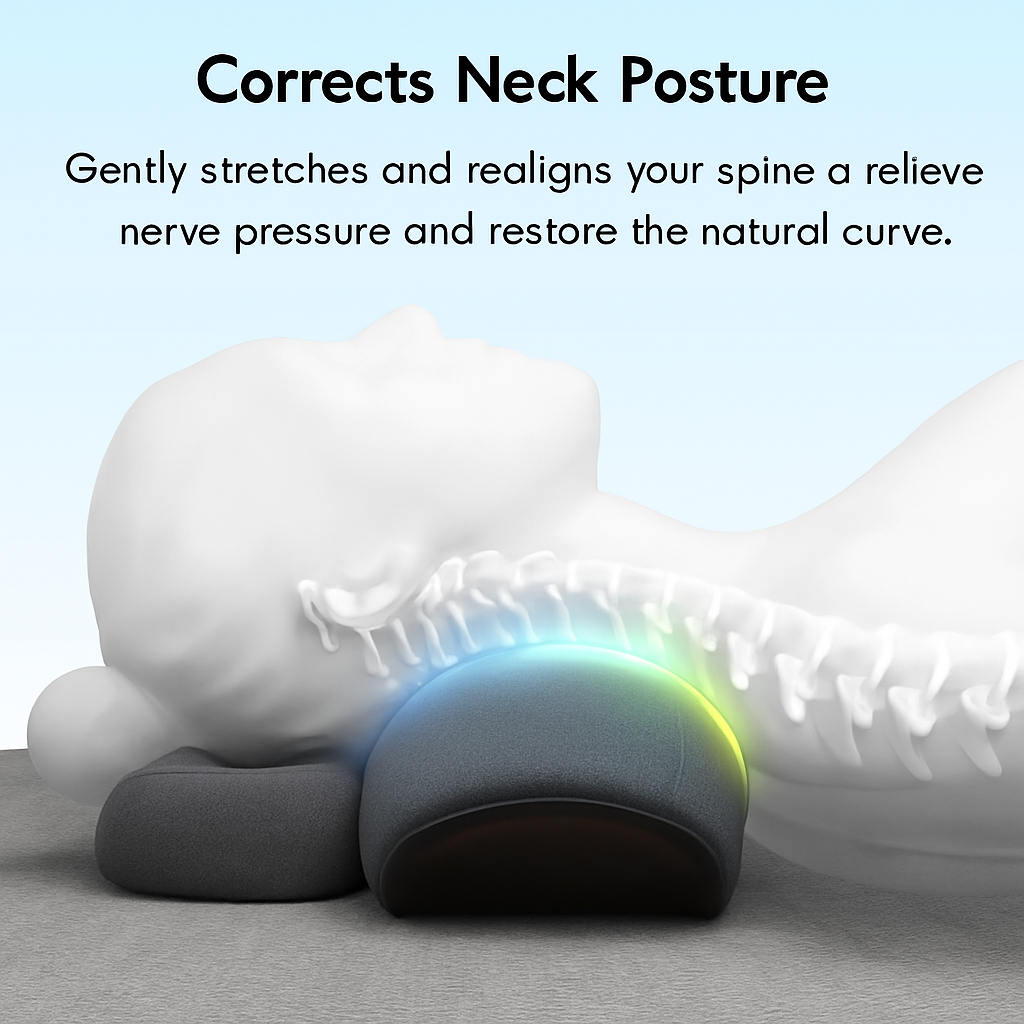 Aydomy 3 In 1 Neck Massage Pillow