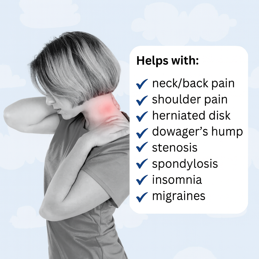 Aydomy 3 In 1 Neck Massage Pillow